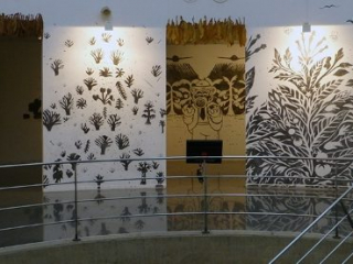 FEDERICO GUZMÁN La Canción del Tomaco 2013 Vista de la instalación Museo Extremeño e Iberoamericano de Arte Contemporáneo