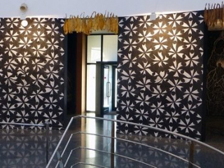 FEDERICO GUZMÁN La Canción del Tomaco 2013 Vista de la instalación Museo Extremeño e Iberoamericano de Arte Contemporáneo